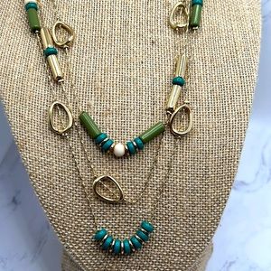 Colorful Trio Necklace.